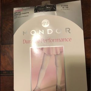 NEW Mondor Durable Performance Tights, size 6-10